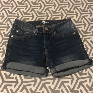 7 for all mankind shorts